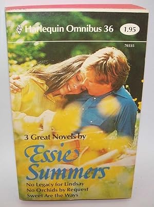 Bild des Verkufers fr Harlequin Omnibus 36: No Legacy for Lindsay, No Orchids by Request, Sweet Are the Ways zum Verkauf von Easy Chair Books