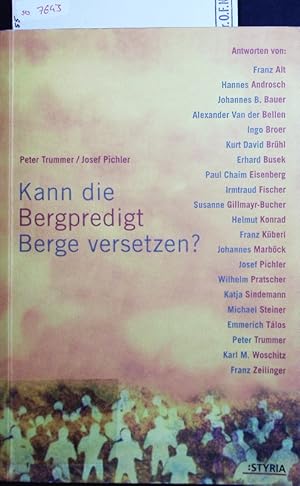 Seller image for Kann die Bergpredigt Berge versetzen? for sale by Antiquariat Bookfarm