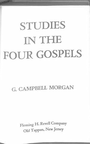Seller image for Studies In The Four Gospels for sale by WeBuyBooks
