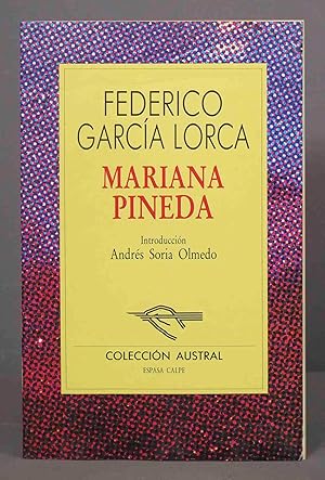 Immagine del venditore per Mariana Pineda. GARCIA LORCA. 1990. AUSTRAL venduto da EL DESVAN ANTIGEDADES