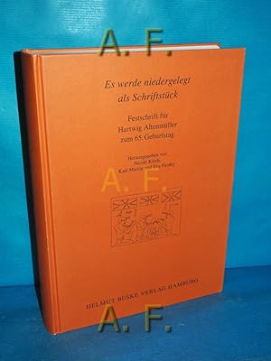 Bild des Verkufers fr Es werde niedergelegt als Schriftstck : Festschrift fr Hartwig Altenmller zum 65. Geburtstag. hrsg. von Nicole Kloth . / Studien zur altgyptischen Kultur / Beihefte Bd. 9 zum Verkauf von Antiquarische Fundgrube e.U.