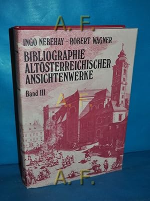 Imagen del vendedor de Bibliographie altsterreichischer Ansichtenwerke aus fnf Jahrhunderten Band 3: R - Z. a la venta por Antiquarische Fundgrube e.U.