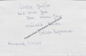 Immagine del venditore per Original Autogramm Esther Bejarano (1924-2021) /// Autograph signiert signed signee venduto da Antiquariat im Kaiserviertel | Wimbauer Buchversand