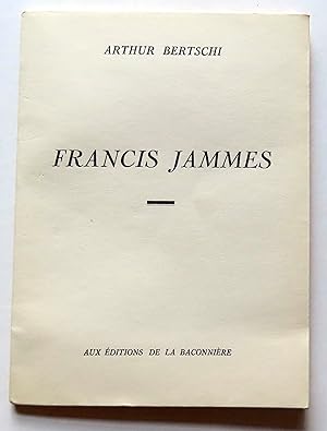 Seller image for Francis Jammes. for sale by La Bergerie