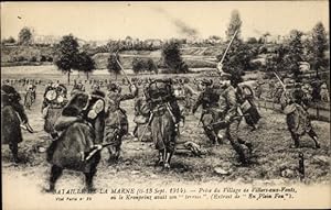 Ansichtskarte / Postkarte Schlacht an der Marne 1914, Eroberung des Dorfes Villers-aux-Vents