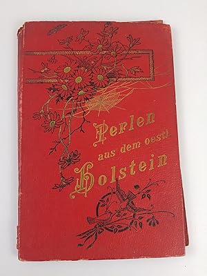 Ansichten Album, Perlen aus dem oestl. Holstein um 1880, Souveniralbum, Leporello Perlen aus dem ...