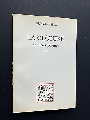 Image du vendeur pour La Clture [ ENVOI de l' Auteur ] mis en vente par Pascal Coudert