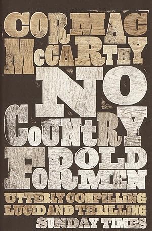 Seller image for No Country for Old Men for sale by Haymes & Co. Bookdealers