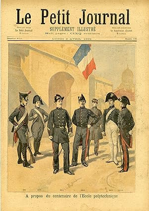 "LE PETIT JOURNAL N°176 du 2/4/1894" CENTENAIRE DE L'ÉCOLE POLYTECHNIQUE / LE CORPS DE MÉHARISTES...