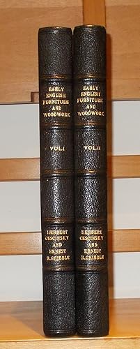 Image du vendeur pour Early English Furniture & Woodwork [ Complete in 2 Volumes. Near Fine Set ] mis en vente par George Jeffery Books