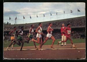 Ansichtskarte 10 000 Meter Lauf bei Olympia in Mexiko 1968