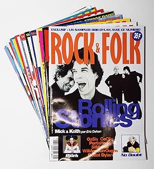 Rock & Folk. (Revue mensuel). No. 353 Janvier à No. 364, decembre 1997.