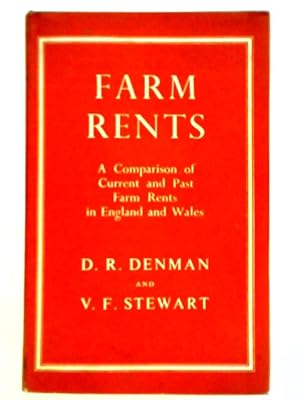 Bild des Verkufers fr Farm Rents: A Comparison of Current and Past Farm Rents in England and Wales zum Verkauf von World of Rare Books