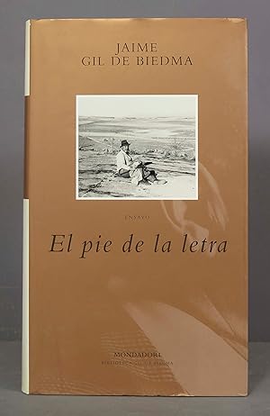Image du vendeur pour El pie de la letra. Jaime Gil de Biedma. 2001 mis en vente par EL DESVAN ANTIGEDADES