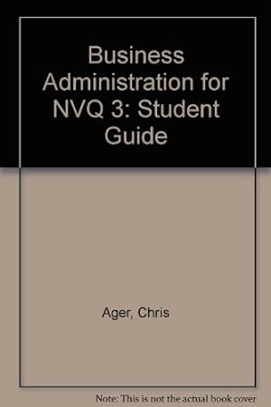 Seller image for Student Guide (Business Administration for NVQ 3) for sale by WeBuyBooks