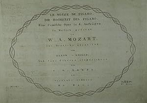 Le NOZZE DE FIGARO - die Hochzeit de Figaro.Eine Comische Oper in 4. Aufzügen, in musick gesetzt
