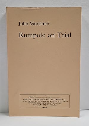Bild des Verkufers fr Rumpole on Trial zum Verkauf von Tall Stories Book & Print Gallery