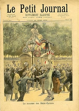 "LE PETIT JOURNAL N°188 du 25/6/1894" LE MONÔME DES SAINT-CYRIENS / REMISE D'UNE MÉDAILLE D'HONNE...