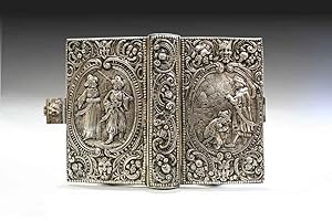 Reliure baroque parlante en argent de la fin du XVIIe siècle.