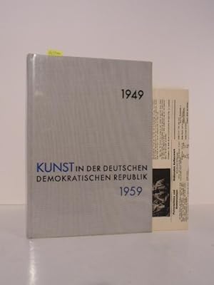 Bild des Verkufers fr Kunst in der Deutschen Demokratischen Republik. Plastik - Malerei - Grafik 1949-1959. zum Verkauf von Kunstantiquariat Rolf Brehmer