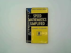 Bild des Verkufers fr The Teach Yourself Book. Speed Mathematics Simplified zum Verkauf von Goldstone Rare Books