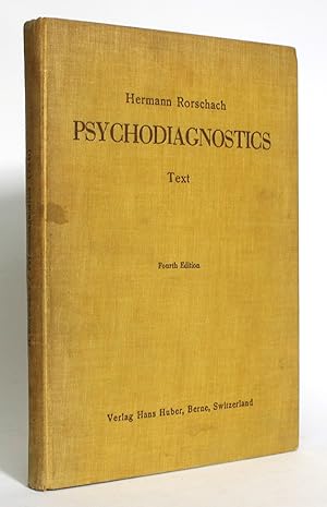 Immagine del venditore per Psychodiagnostics: A Diagnostic Test Based on Perception, Including Rorschach's Paper "The Application of the Form Interpretation Test" (Published Posthumously by Dr. Emil Oberholzer) venduto da Minotavros Books,    ABAC    ILAB