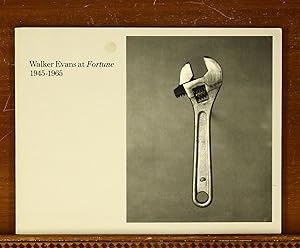 Seller image for Walker Evans at Fortune, 1945-1965. Exhibition Catalog, Wellesley College Museum, 1977 for sale by grinninglion
