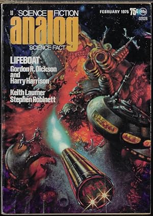 Imagen del vendedor de ANALOG Science Fiction/ Science Fact: February, Feb. 1975 ("Lifeboat") a la venta por Books from the Crypt