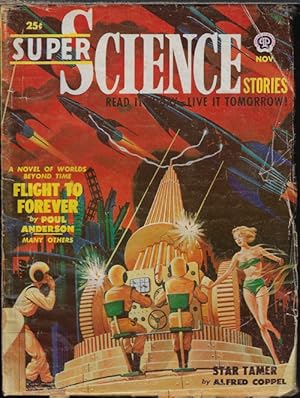 Imagen del vendedor de SUPER SCIENCE Stories: November, Nov. 1950 a la venta por Books from the Crypt