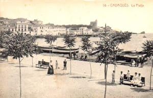 Bild des Verkufers fr POSTAL PV06309: Vista de Cadaques desde la playa zum Verkauf von EL BOLETIN