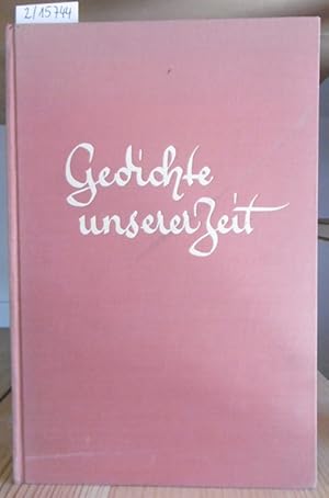 Seller image for Gedichte unserer Zeit. Ausgewhlt von Margarete Roseno. for sale by Versandantiquariat Trffelschwein