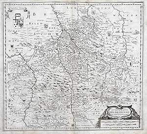 "Episcopatus Hildesiensis Descriptio Novissima" - Hildesheim Bistum Niedersachsen Karte map