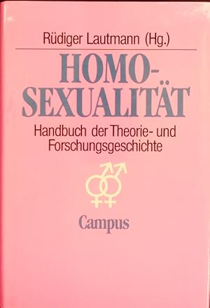 Bild des Verkufers fr Homosexualitt. zum Verkauf von Antiquariat Bookfarm