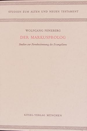 Seller image for Der Markusprolog. for sale by Antiquariat Bookfarm