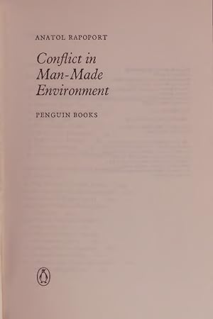 Bild des Verkäufers für Conflict in Man-Made Environment. zum Verkauf von Antiquariat Bookfarm