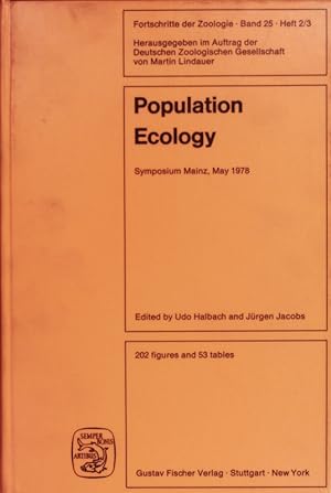 Bild des Verkufers fr Population ecology. Symposium Mainz, May 1978 ; 53 tables. zum Verkauf von Antiquariat Bookfarm