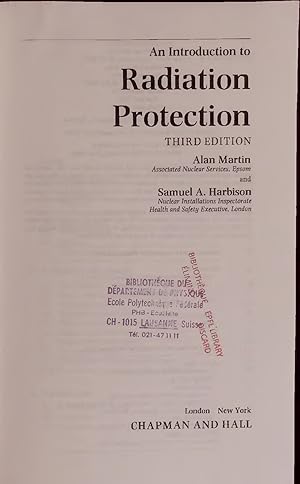 Immagine del venditore per An Introduction to Radiation Protection. venduto da Antiquariat Bookfarm