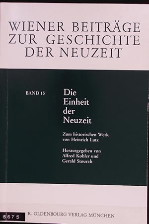Imagen del vendedor de Die Einheit der Neuzeit. a la venta por Antiquariat Bookfarm