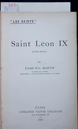 Imagen del vendedor de Saint Leon IX (1002-1054). a la venta por Antiquariat Bookfarm