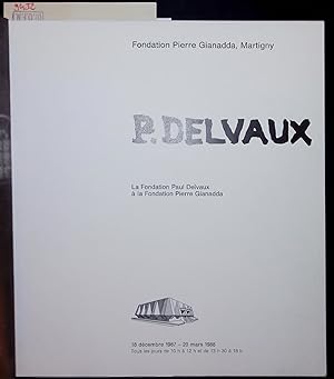 Image du vendeur pour P. DELVAUX. 18 dcembre 1987 - 20 mars 1988 mis en vente par Antiquariat Bookfarm