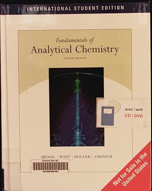 Imagen del vendedor de Fundamentals of analytical chemistry. a la venta por Antiquariat Bookfarm