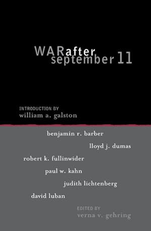 Imagen del vendedor de War After September 11 a la venta por GreatBookPricesUK