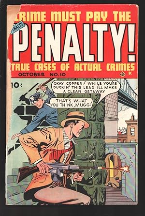 Crime Must Pay the Penalty #8 1949- Transvestism- Golden Age VG