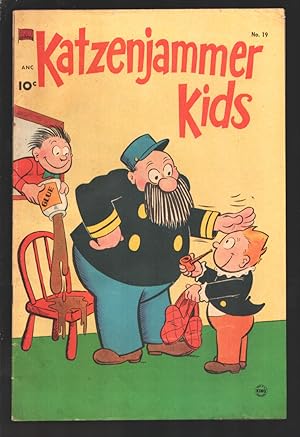KATZENJAMMER KIDS #19 1952 -Prank cover-Violent humor-Higher grade-FN/VF