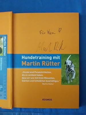 Image du vendeur pour Hundetraining : [individuell, partnerschaftlich, leise, einfach ; Rtter's DOGS, dog oriented guiding system]. mit Martin Rtter. [Farbfotos von Melanie Grande . Ein Farbfoto von Michael May. Red.: Hilke Heinemann] mis en vente par Antiquariat BehnkeBuch