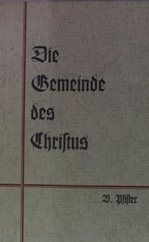 Bild des Verkufers fr Die Gemeinde des Christus. Predigten ber den 1.Petrusbrief. zum Verkauf von books4less (Versandantiquariat Petra Gros GmbH & Co. KG)