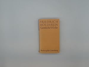Bild des Verkufers fr Friedrich Hlderlin Smtliche Werke. zum Verkauf von Buchschloss