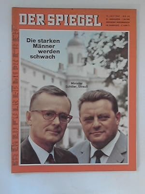 Bild des Verkufers fr Der Spiegel: 17. Juli 1967: 21. Jahrgang, Nr. 30 zum Verkauf von ANTIQUARIAT FRDEBUCH Inh.Michael Simon