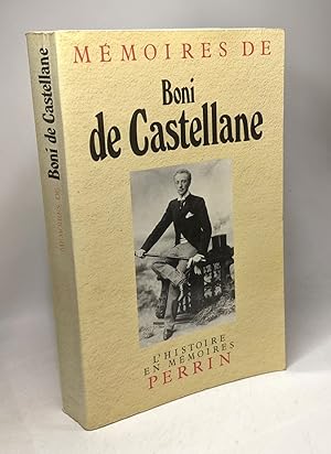 Bild des Verkufers fr Mmoires De Boni De Castellane. 1867-1932 zum Verkauf von crealivres