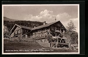 Ansichtskarte Gerlos /Zillertal, Gasthof und Pension Kröller in Gmünd